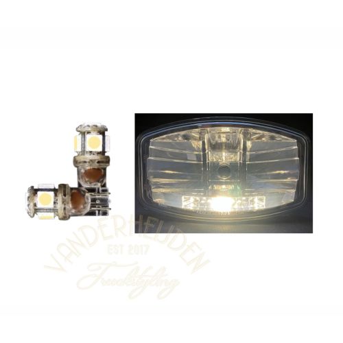 Stadslicht T10 insteek LED warm wit 9-32 Volt - 2 stuks