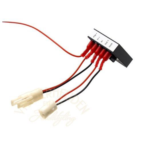 Module voor wisselbare zonneklep lampen