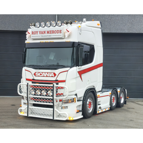 RVS lichtlatten Scania Next Gen inclusief bolletjes verlichting