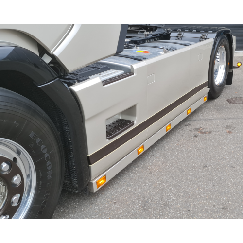 RVS lichtlatten Scania Next Gen inclusief originele led lampjes, stekkers en pinnetjes