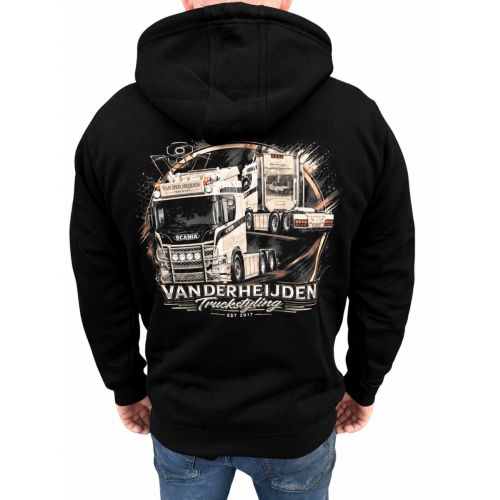 Hoodie Scania R650 V8 zwart