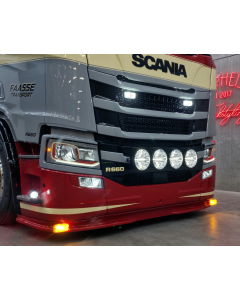 RVS stadslicht en stroboscoop montageset