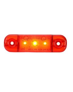 LED spatlapverlichting rood 12/24 volt