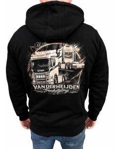 Hoodie Scania R650 V8 zwart