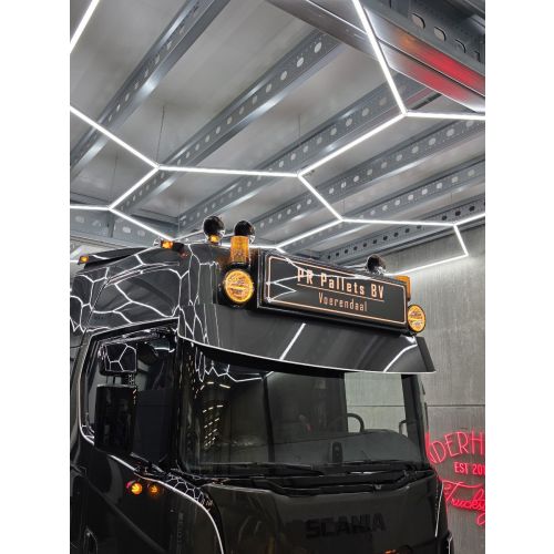 Zwaailamp opsteek KL600 ORANJE 24V